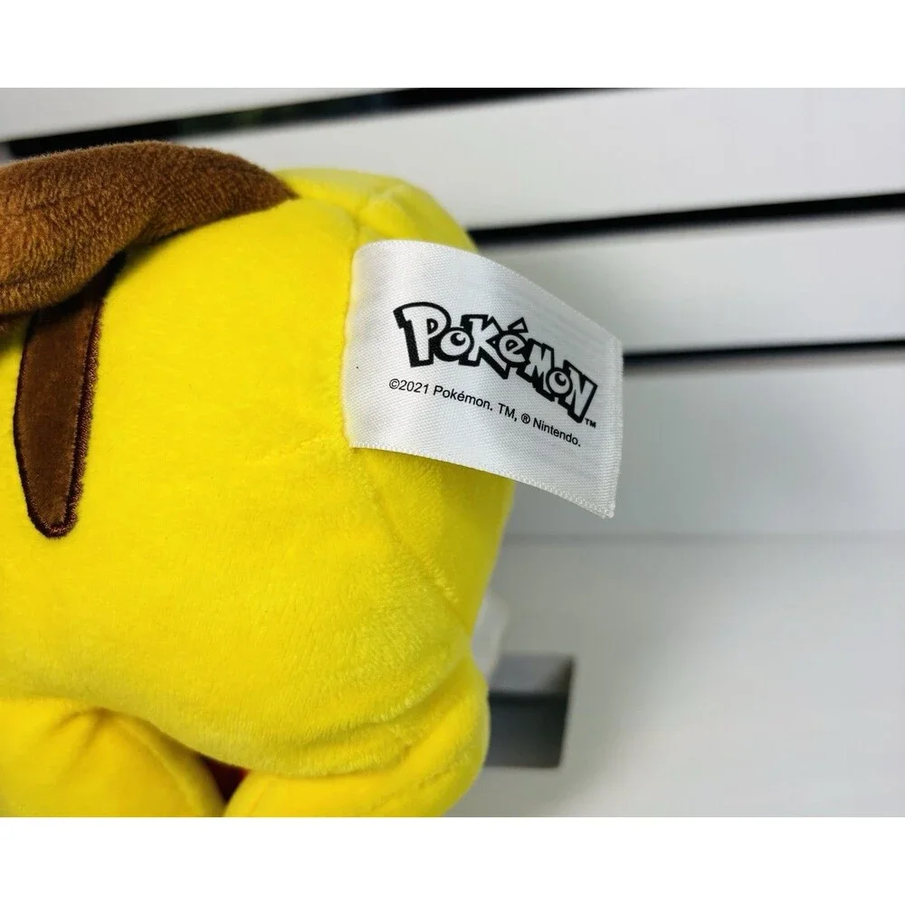 Pokemon Valentines Pikachu Holding Heart Pokeball 7” Plush Stuffed Animal Toy
